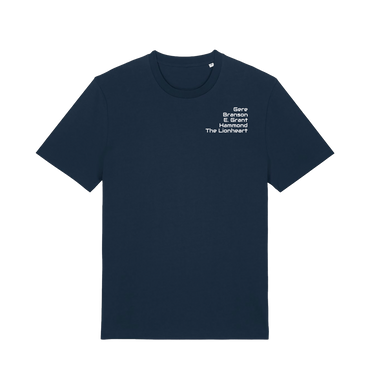 French Navy Printed T-shirt Front