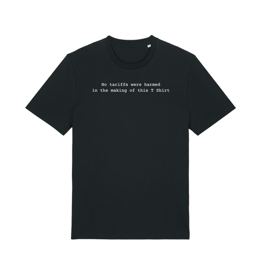 Black Printed T-shirt Front