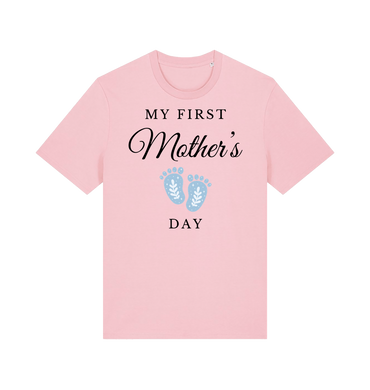 Cotton Pink Printed T-shirt Front