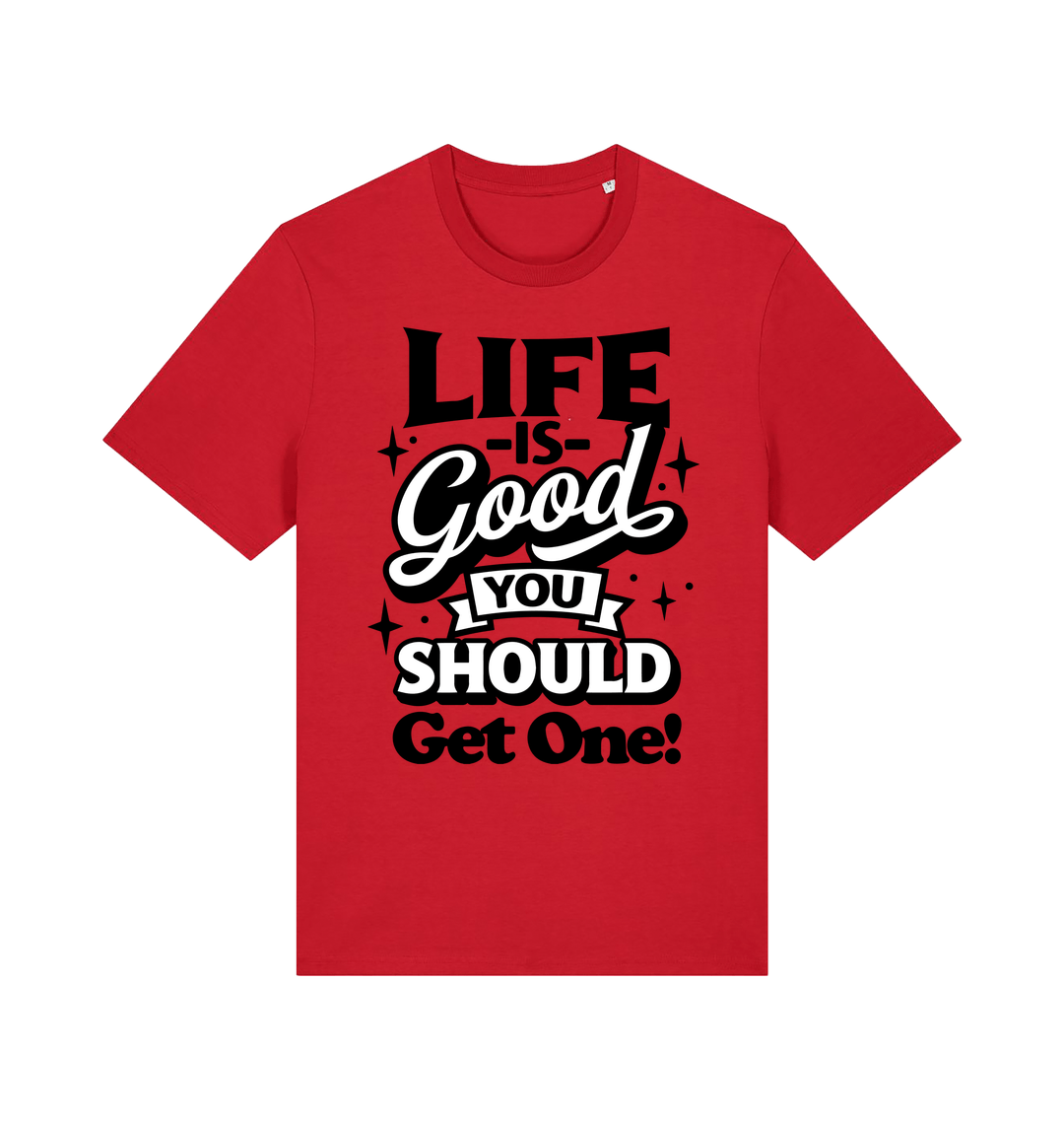 Red Printed T-shirt Front