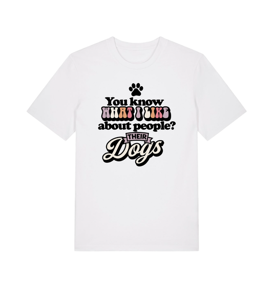 White Printed T-shirt Front
