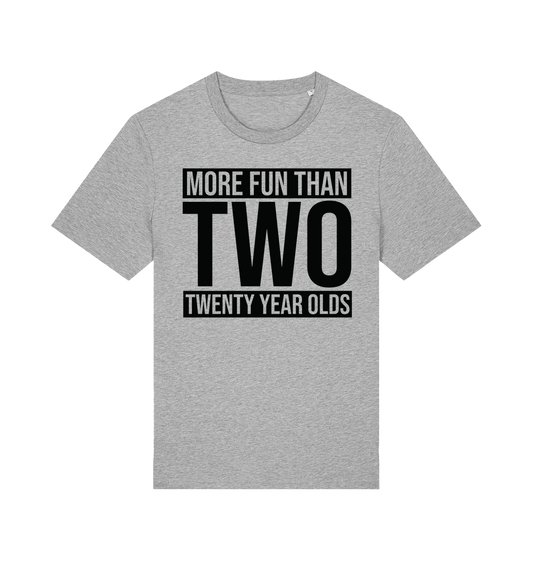 Heather Grey Printed T-shirt Front