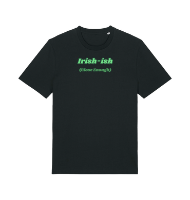 Black Printed T-shirt Front