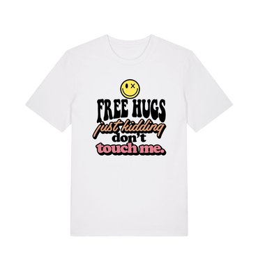 White Printed T-shirt Front