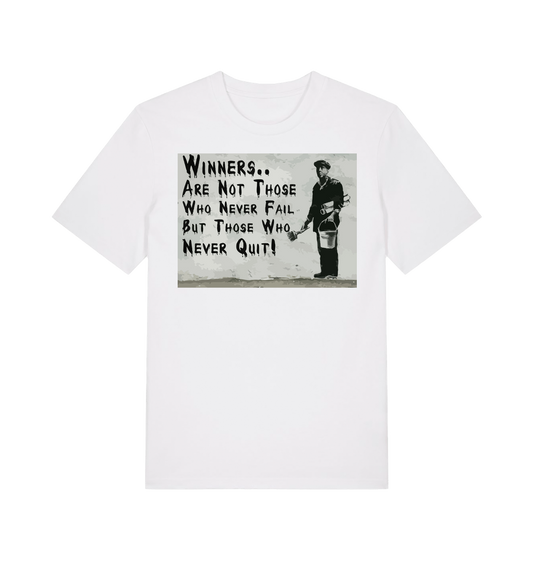 White Printed T-shirt Front
