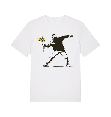White Printed T-shirt Front