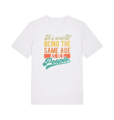White Printed T-shirt Front