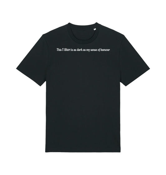 Black Printed T-shirt Front