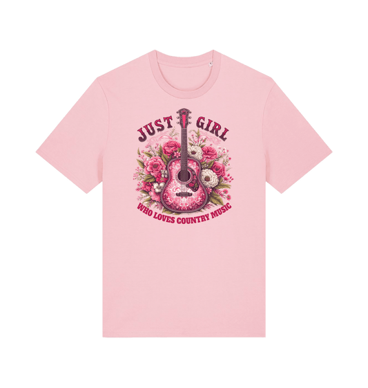 Cotton Pink Printed T-shirt Front