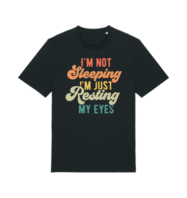 Black Printed T-shirt Front