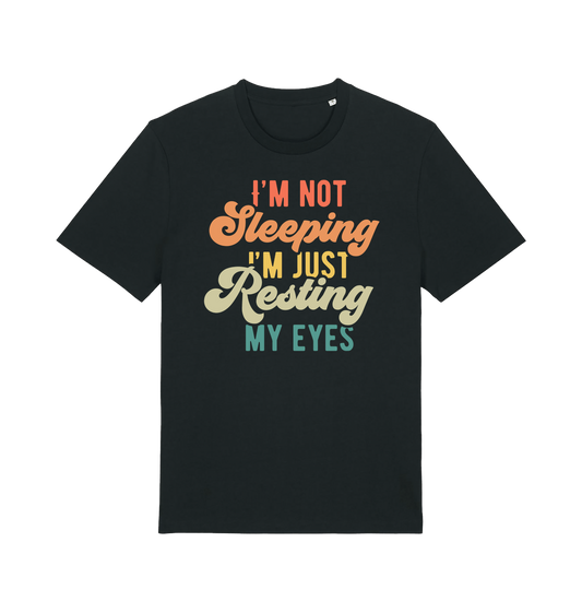Black Printed T-shirt Front
