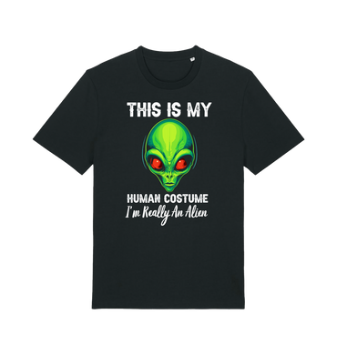 Black Printed T-shirt Front