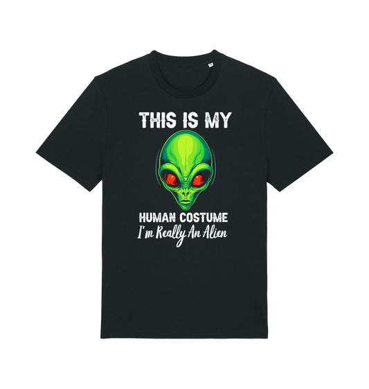 Black Printed T-shirt Front