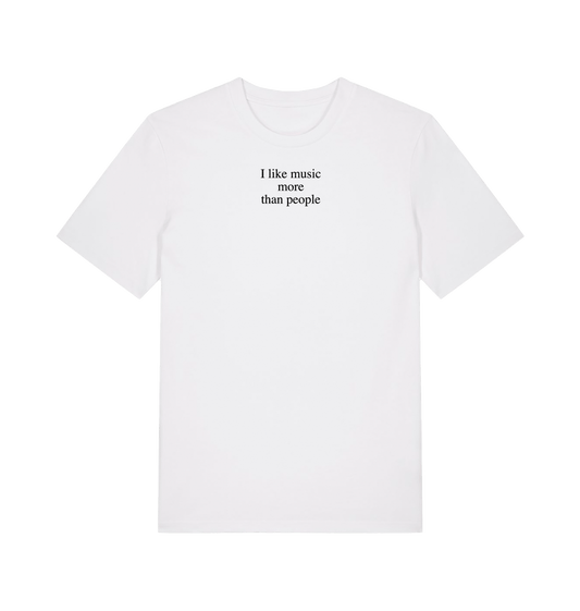 White Printed T-shirt Front