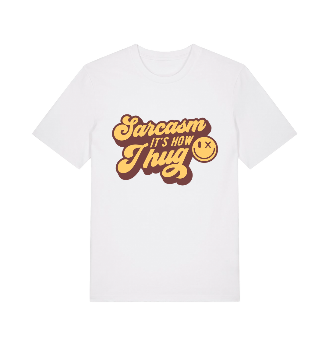 White Printed T-shirt Front