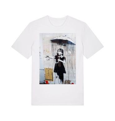 White Printed T-shirt Front