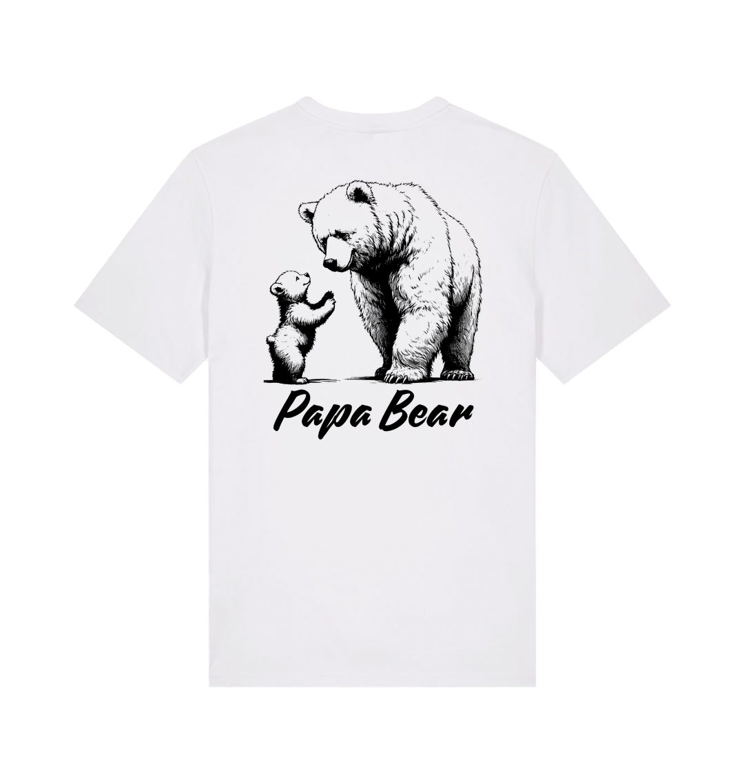White Printed T-shirt Back