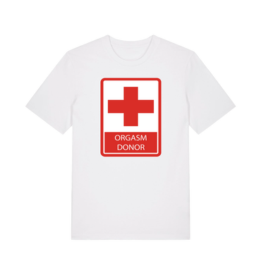 White Printed T-shirt Front