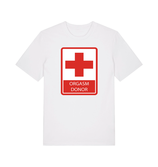 White Printed T-shirt Front