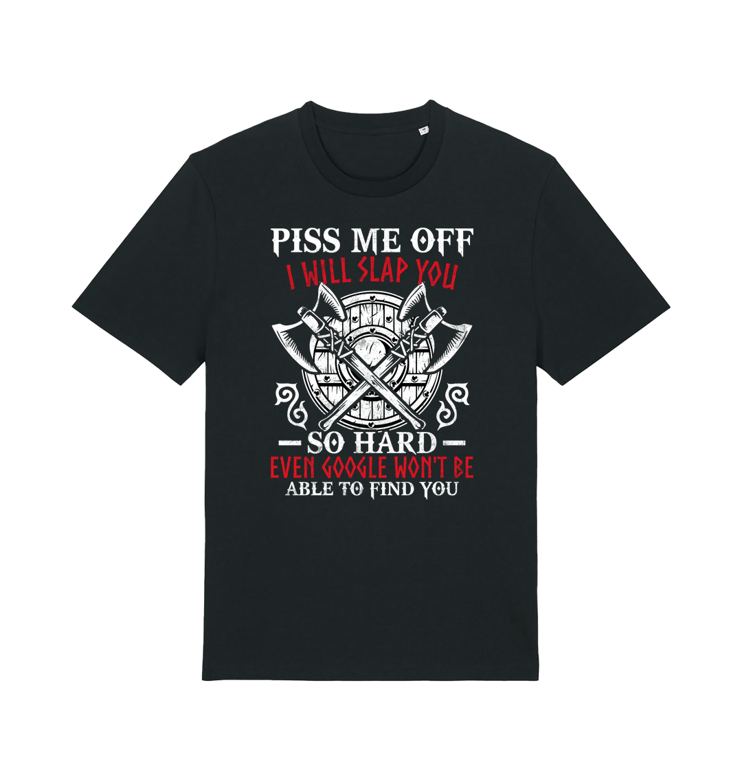 Black Printed T-shirt Front