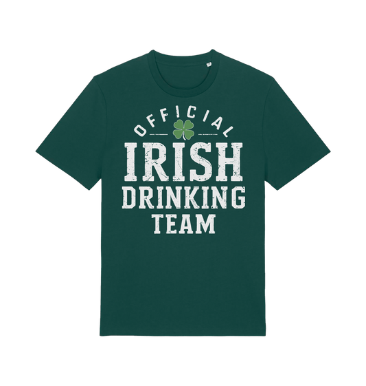 Glazed Green Printed T-shirt Front