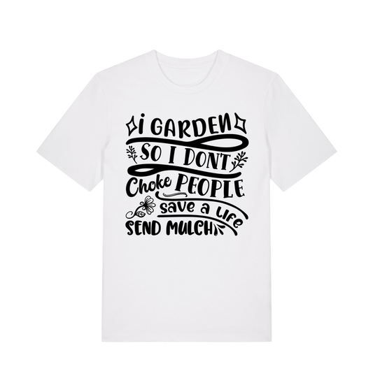 White Printed T-shirt Front