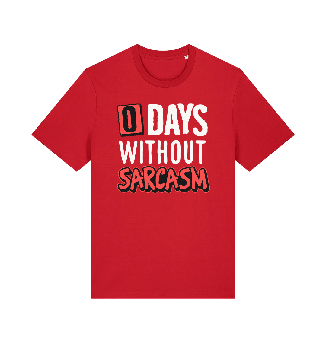 Red Printed T-shirt Front