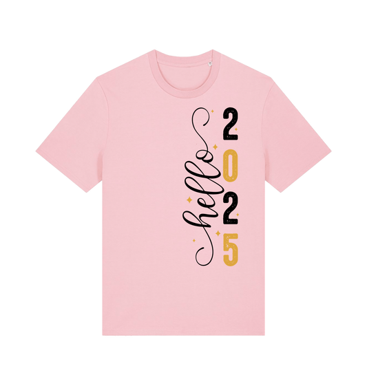 Cotton Pink Printed T-shirt Front