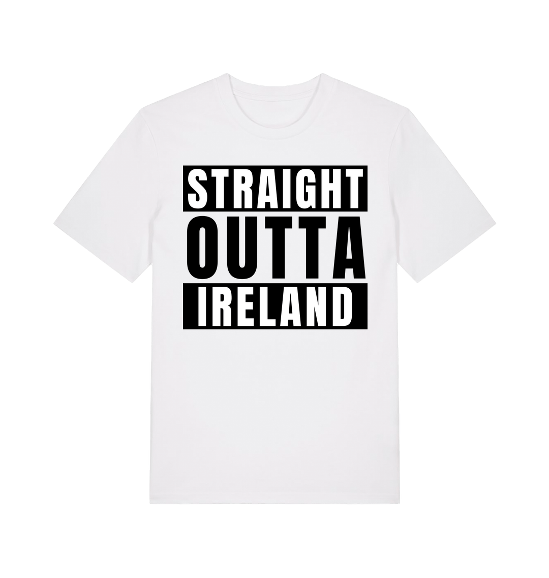 White Printed T-shirt Front
