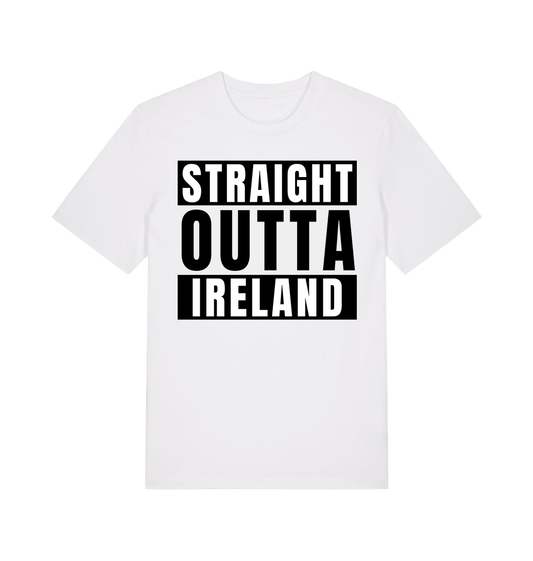 White Printed T-shirt Front