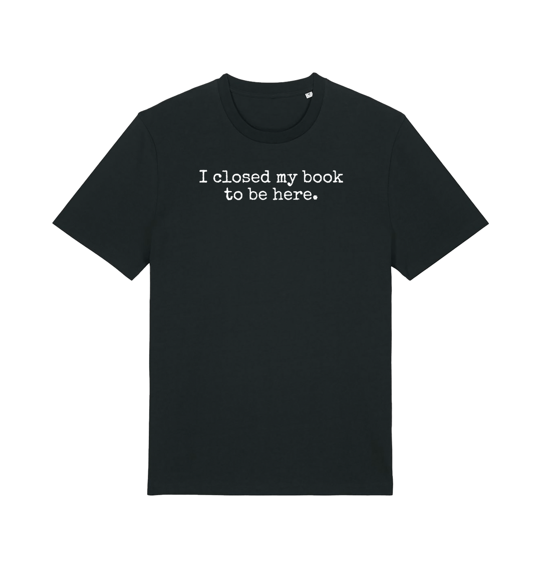 Black Printed T-shirt Front