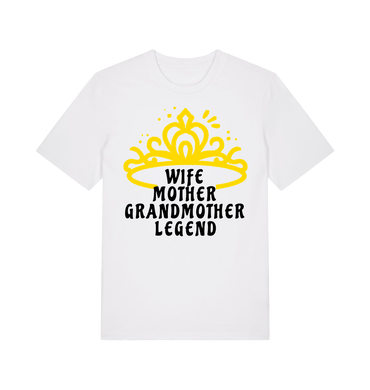 White Printed T-shirt Front