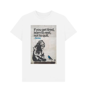 White Printed T-shirt Front
