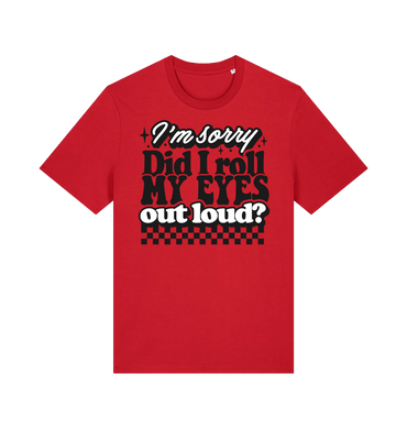 Red Printed T-shirt Front