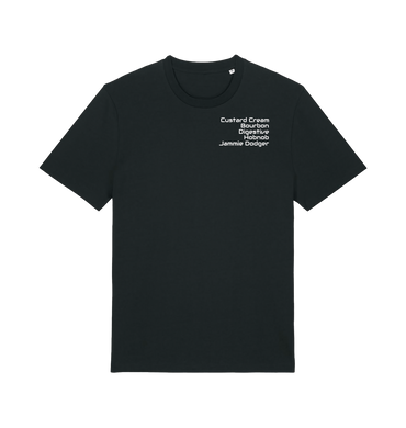 Black Printed T-shirt Front