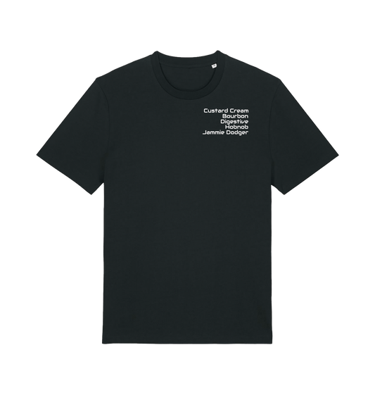 Black Printed T-shirt Front