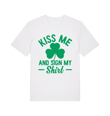 White Printed T-shirt Front