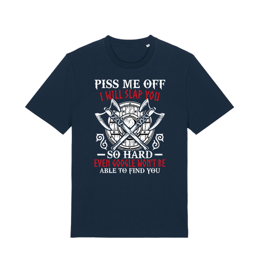 French Navy Printed T-shirt Front