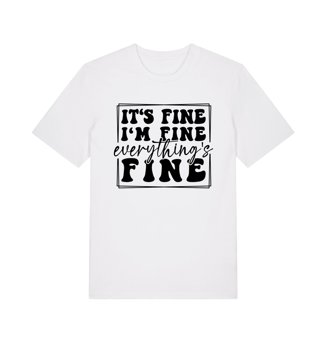 White Printed T-shirt Front