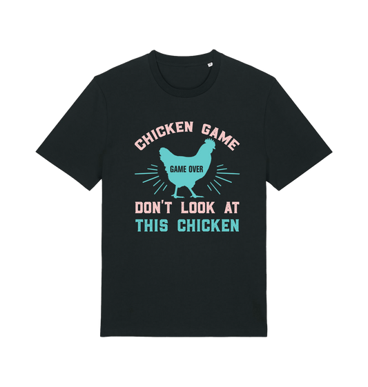 Black Printed T-shirt Front