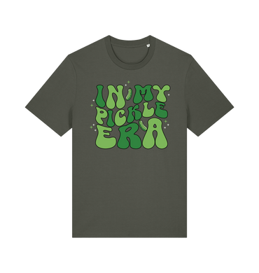 Khaki Printed T-shirt Front