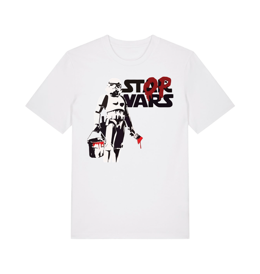 White Printed T-shirt Front