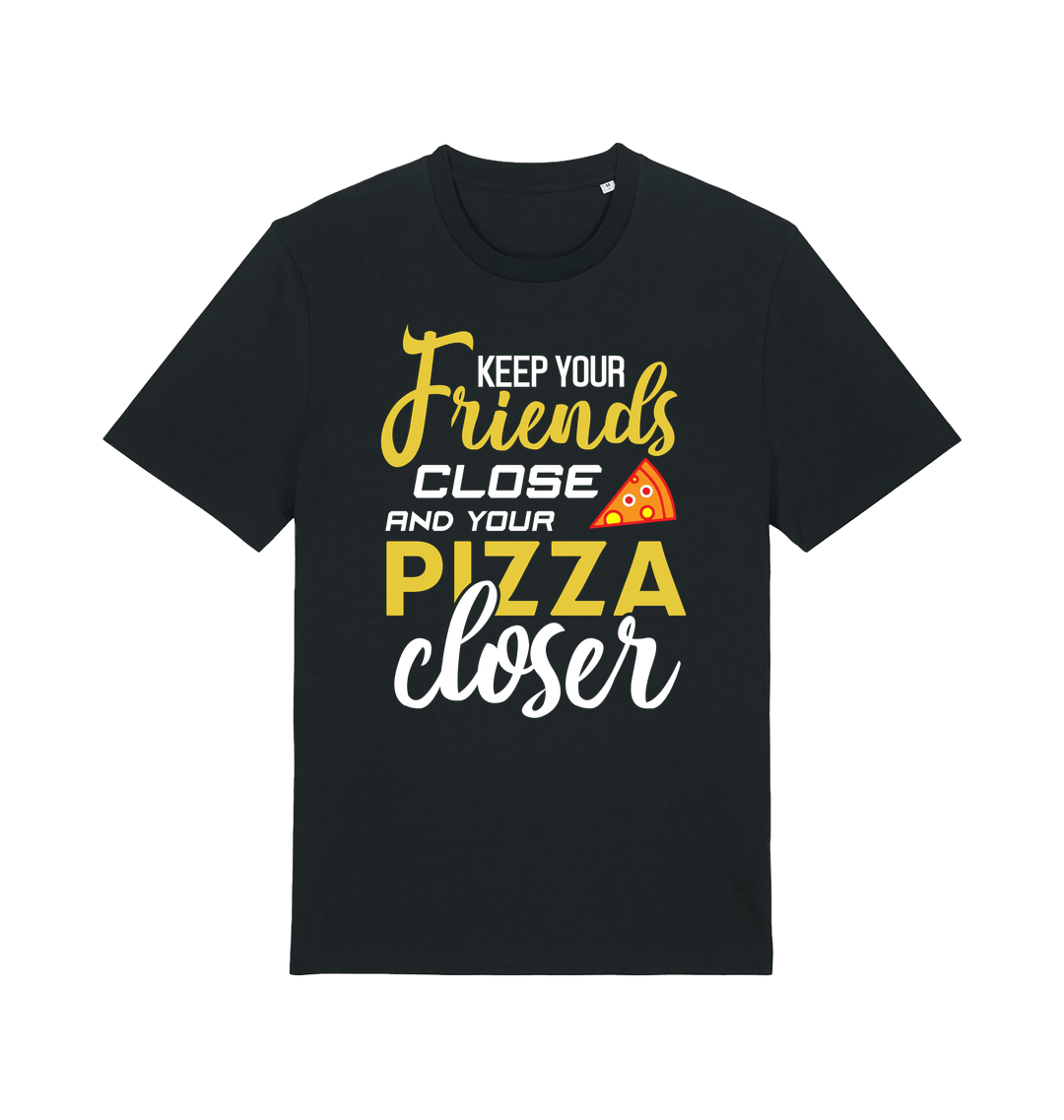 Black Printed T-shirt Front