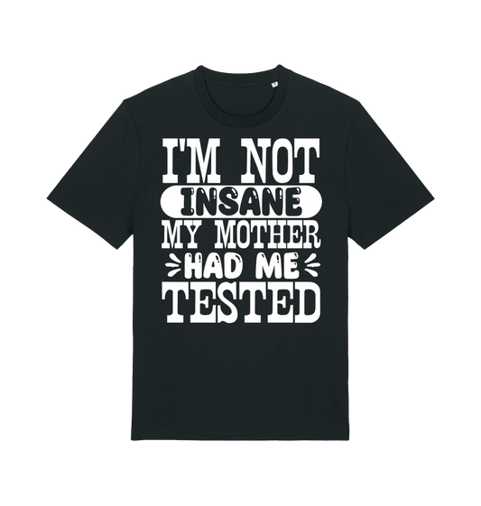 Black Printed T-shirt Front