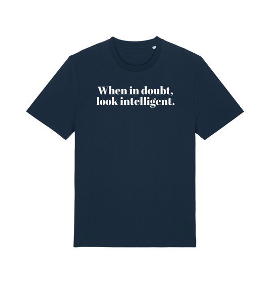 French Navy Printed T-shirt Front