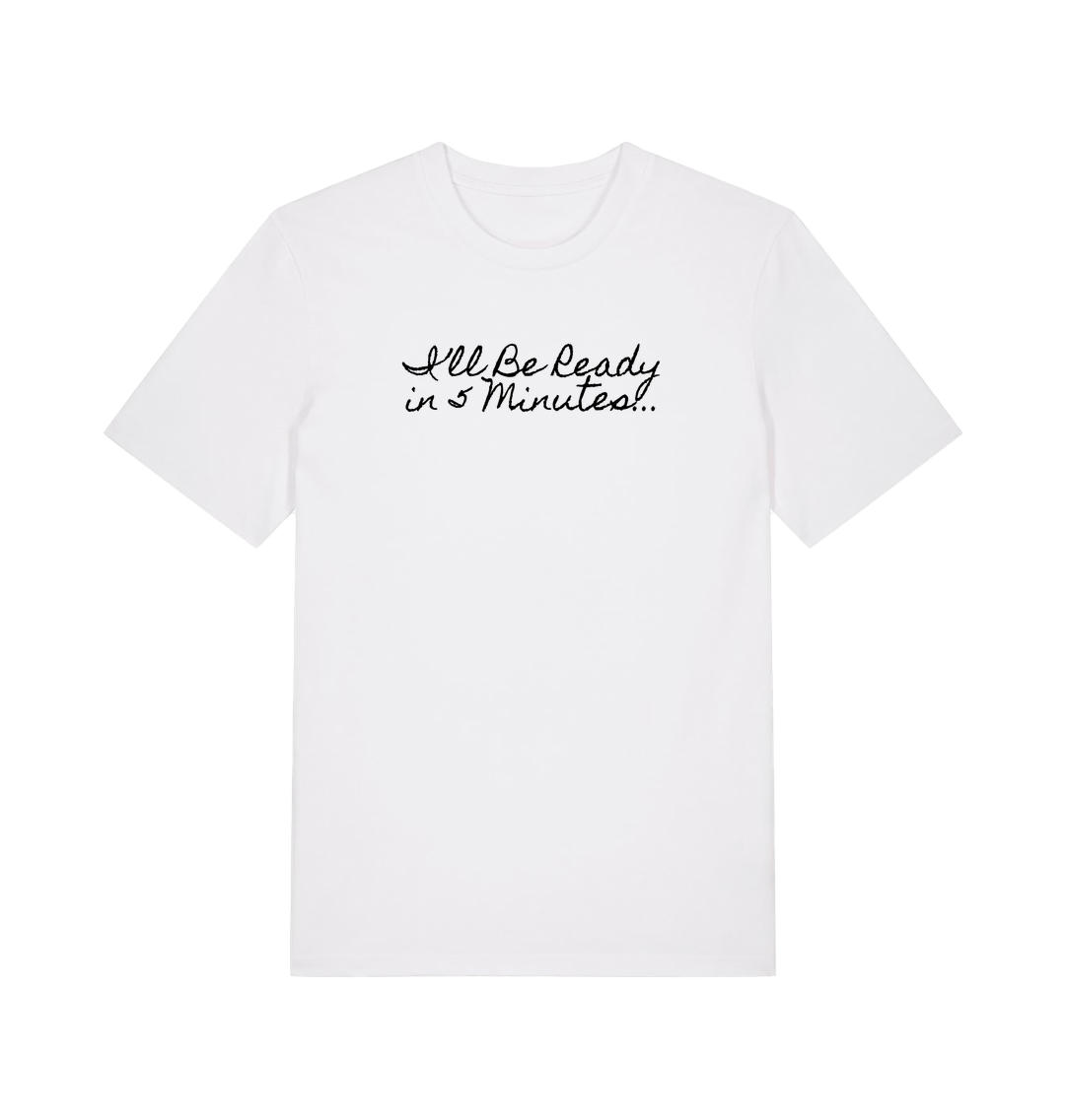 White Printed T-shirt Front