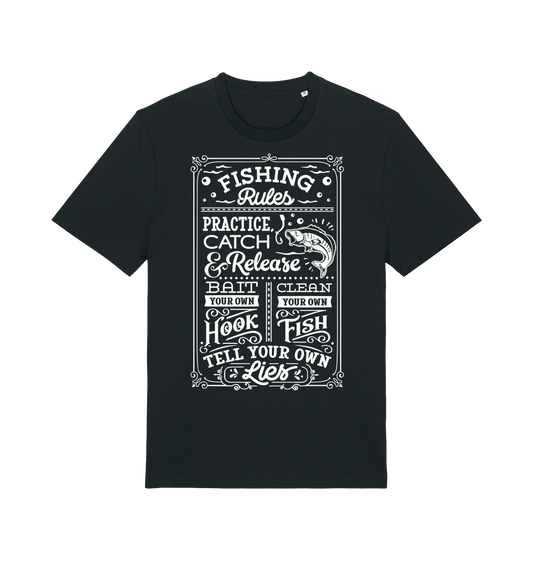 Black Printed T-shirt Front