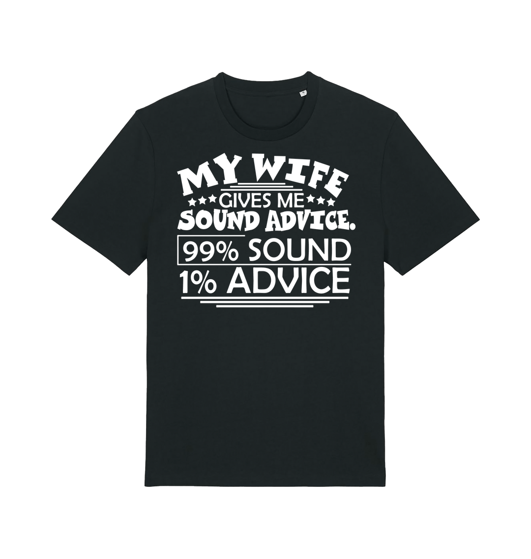 Black Printed T-shirt Front