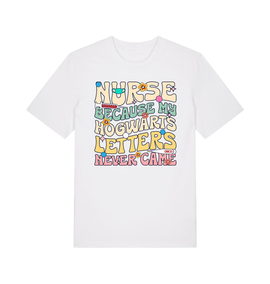 White Printed T-shirt Front