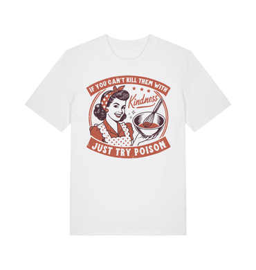 White Printed T-shirt Front